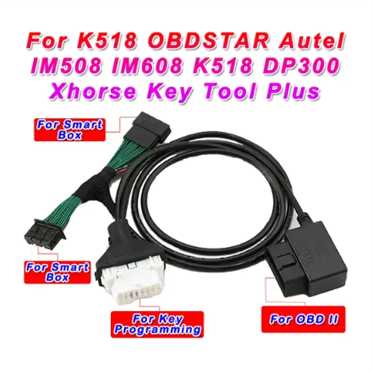 Toyota-30 Cable 8A-BA 4A Smart Key Cable for OBDSTAR Autel IM508 IM608 K518 Xhorse Key Tool Plus for TMLF19T TMLF19D - Image 6