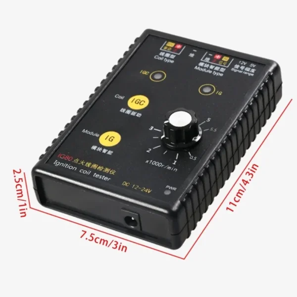 Original Automobile Ignition Coil Tester Car Gas Oil Petrol Vehicle Natural Gas 24V Gasoline 12V Coil Ignition Testing Tool IG80 - Image 5