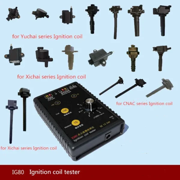 Original Automobile Ignition Coil Tester Car Gas Oil Petrol Vehicle Natural Gas 24V Gasoline 12V Coil Ignition Testing Tool IG80 - Image 6