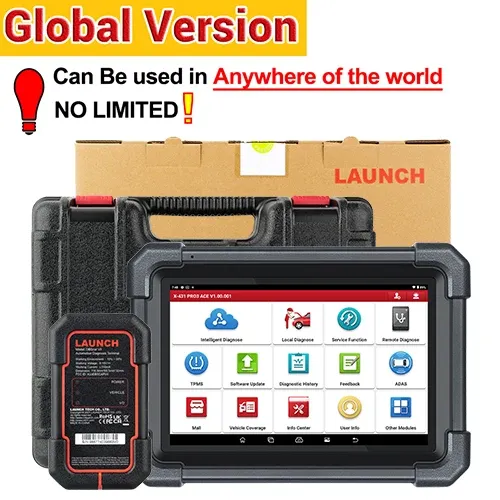2024 LAUNCH X431 PRO3 ACE Scan Tool for Online ECU Coding Topology Map CANFD DoIP SGW All System Diagnostic tools 38+ Service - Image 4