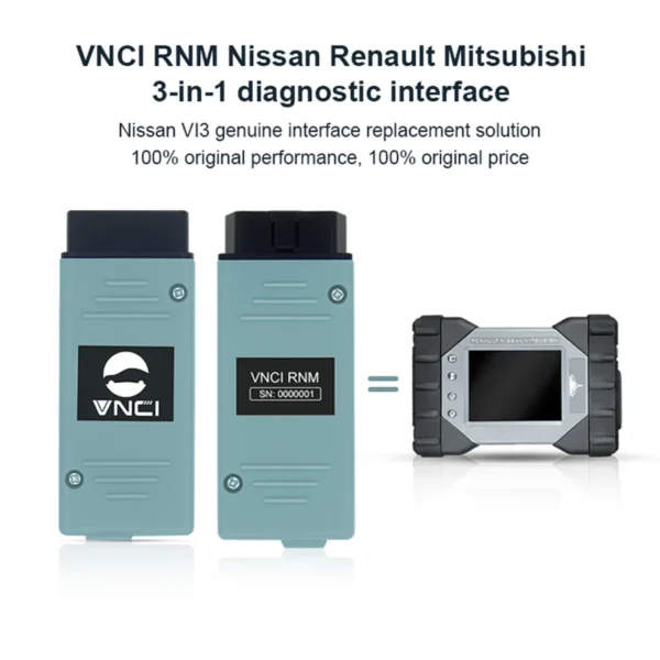 2024 VNCI RNM Nissan Renault Mitsubishi 3-in-1 Diagnostic Interface - Image 6