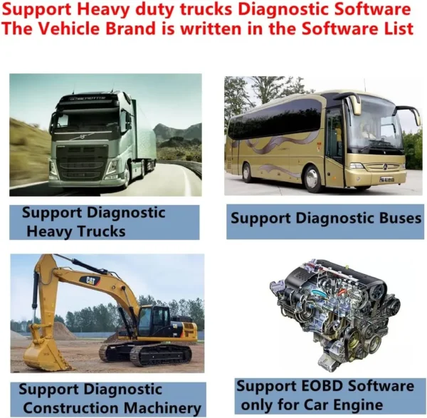 LAUNCH X431 V+ SmartLink HD Commercial Vehicle HDIII Heavy Duty Truck Diagnostic Scanner Automotive Diesel Machinery Bus Scan Tool - Image 7