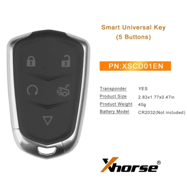 2023 XHORSE XSCD01EN TOY.T XM38 Universal Smart Key 5pcs/lot - Image 3