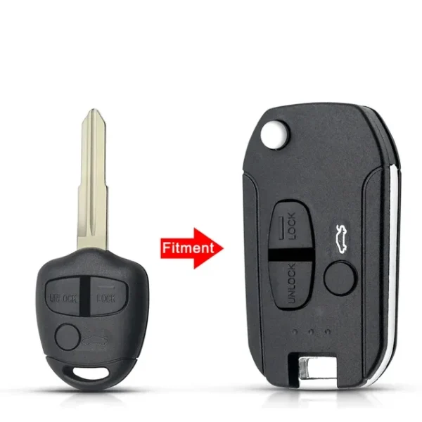 Remote Modified Flip Car Key Case For Mitsubishi Pajero Sport Outlander Grandis LANCER-EX ASX 2/3 Button - Image 13