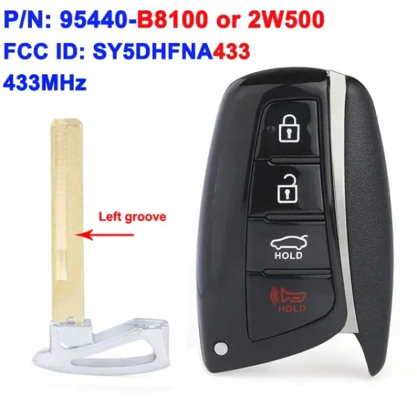 95440-4Z200 SY5DMFNA04 For Hyundai Santa Fe 2013 2014 2015 2016 2017 2018 95440-2W500 95440-B8100 Smart Remote Key 95440-3V022 - Image 11