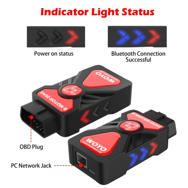 2024 WOYO CTB008 BMW Motorcycle Diagnostic Scanner BMW Bike Tester - Image 2