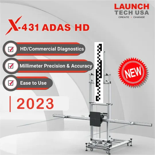 Launch X-431 ADAS HD Professional ADAS Calibration Tool For Commercial Vehicles and Heavy Trucks - Image 3