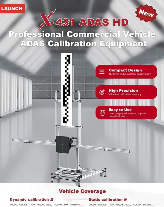 Launch X-431 ADAS HD Professional ADAS Calibration Tool For Commercial Vehicles and Heavy Trucks - Image 4