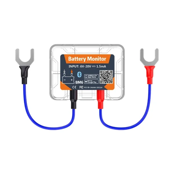 QUICKLYNKS BM6 Bluetooth 4.0 Car Battery Monitor 12V Battery Tester Charging Cranking Test Battery Analyzer APP for Android IOS