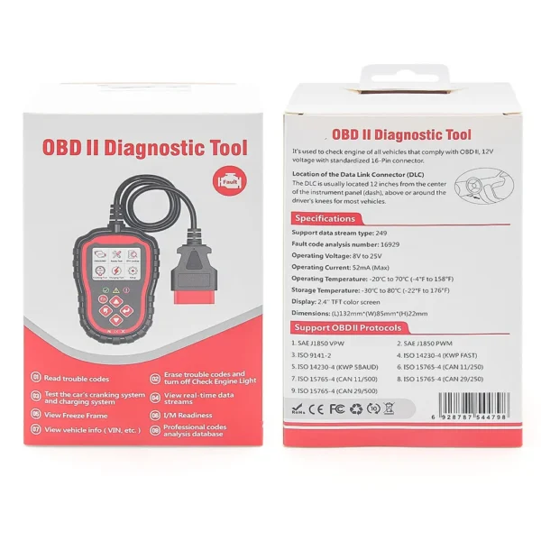 QUICKLYNKS T41 Car Full OBD2 Car Code Reader Professional Obd2 Scan Tool Scanner Automotive Scanner Check Engine Diagnostic Tool - Image 8