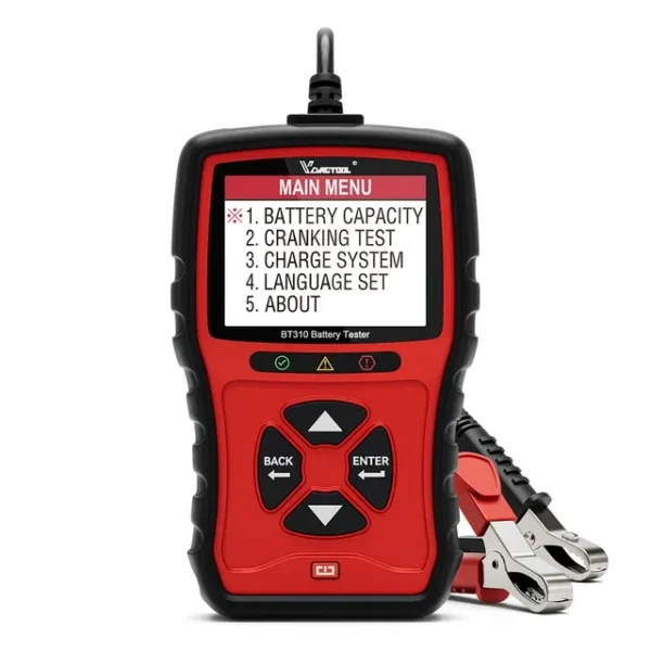 12V/24V Vdiagtool BT310 Car Battery Tester Cranking&Charging Test Automotive Battery Analyzer 14 Languages Lifetime Free Update