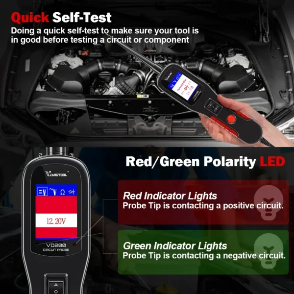 VDIAGTOOL V200 Automotive Tester Power Circuit Probe Kit - Image 4