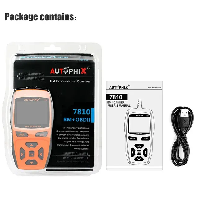 AUTOPHIX 7810 OBD2 Scanner Car Diagnostic Tool Code Reader for BMW Battery Registration EPB EGS DME DDE CBS F Chassis ECU Reset - Image 5