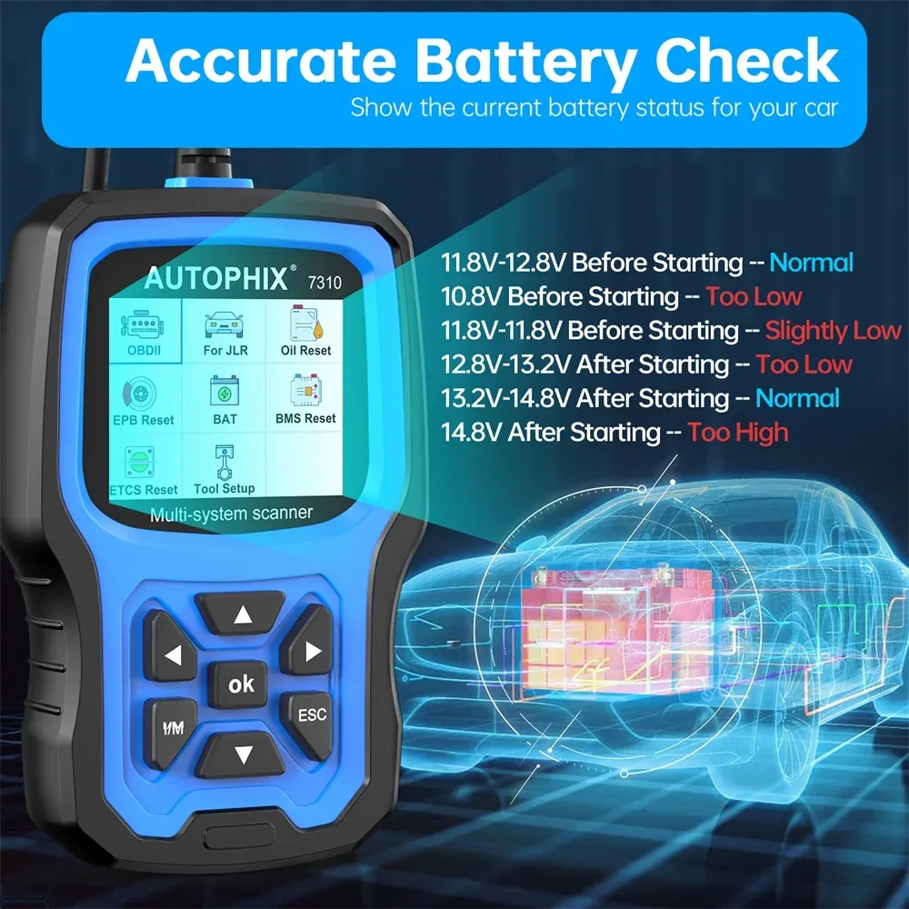 AUTOPHIX 7310 OBD2 Scanner Oil DPF ABS Diagnostic Tool For Land Rover For Jaguar Full Systems Car Code Reader for JLR After 1996 - Image 3