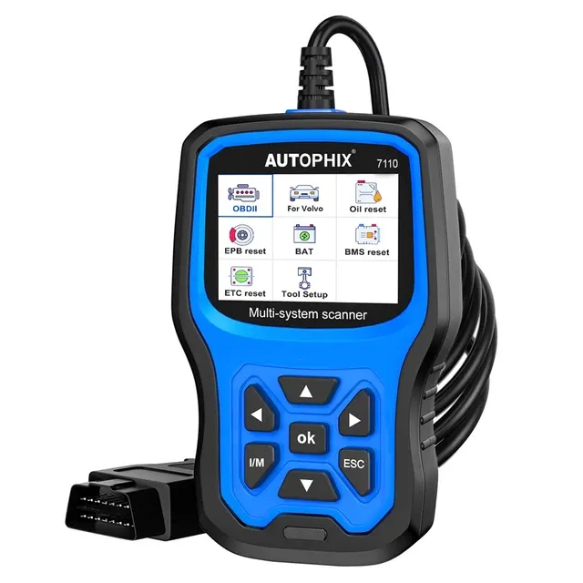 AUTOPHIX 7110 OBD2 Scanner Diagnostic Scan Tool For Volvo Full Systems Car Code Reader Battery Check For All Volvo After 1996