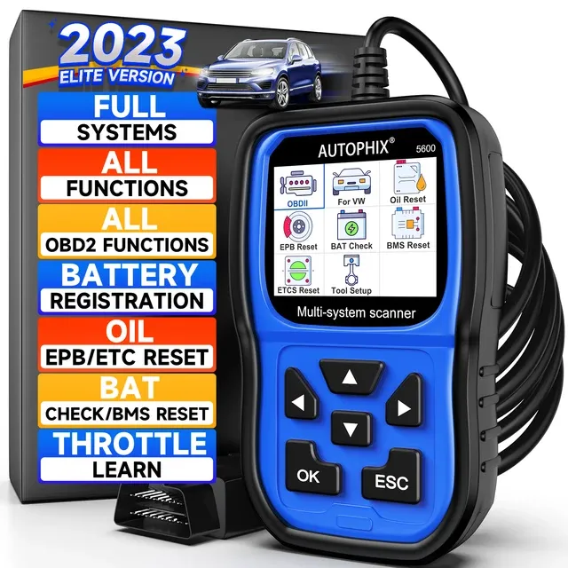 Autophix 5600 Professional OBD2 Full System Automotive Scanner Code Reader Airbag ABS EPB Oil Reset Car Diagnostic Tool For VW - Image 3