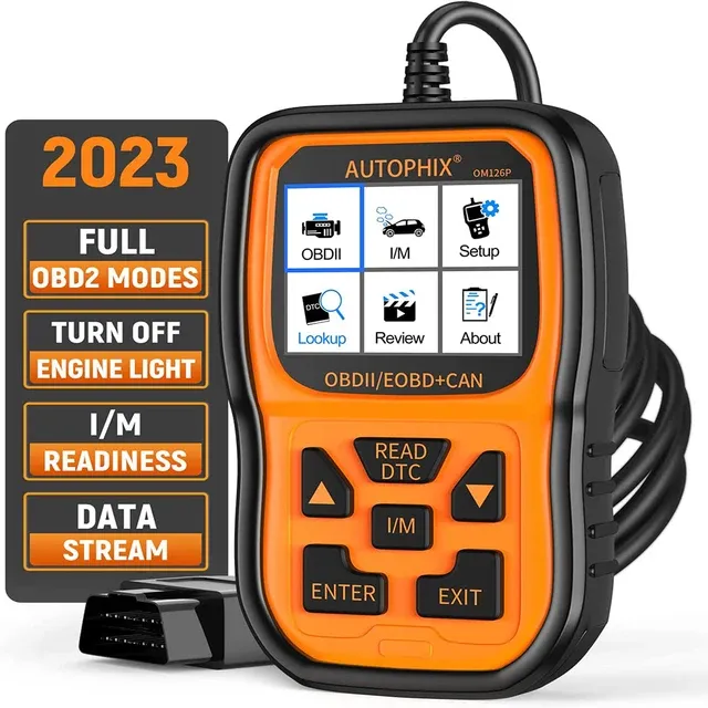AUTOPHIX OM126P OBD2 Scanner Enhanced Code Reader Auto Diagnostic Check Engine Light for All OBDII Car After 1996