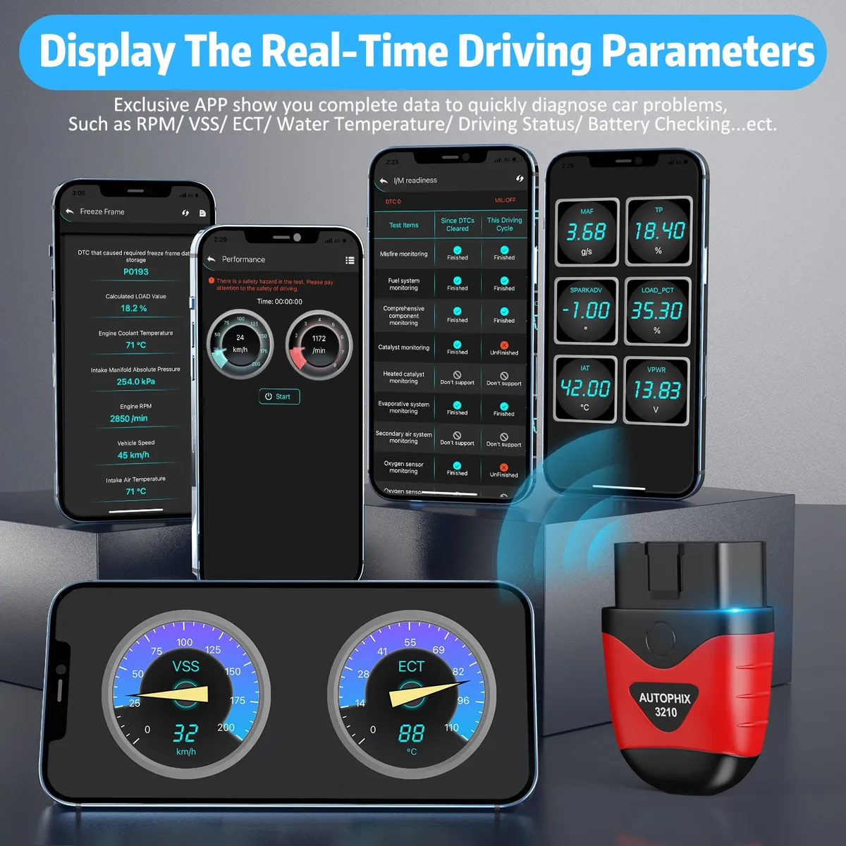 AUTOPHIX 3210 All in One OBD2 Scanner Car Code Readers Auto Professional Battery Test Check Diagnostic Tools - Image 3