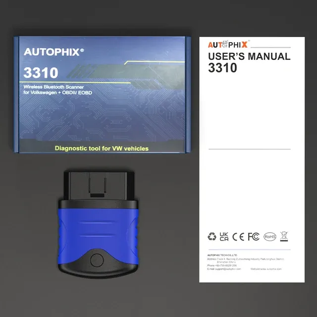 AUTOPHIX 3310 Bluetooth OBD2 Scanner for IOS/Android All System Code Reader BAT Check Car Diagnostic Scan Tool for VW Audi Skoda - Image 3
