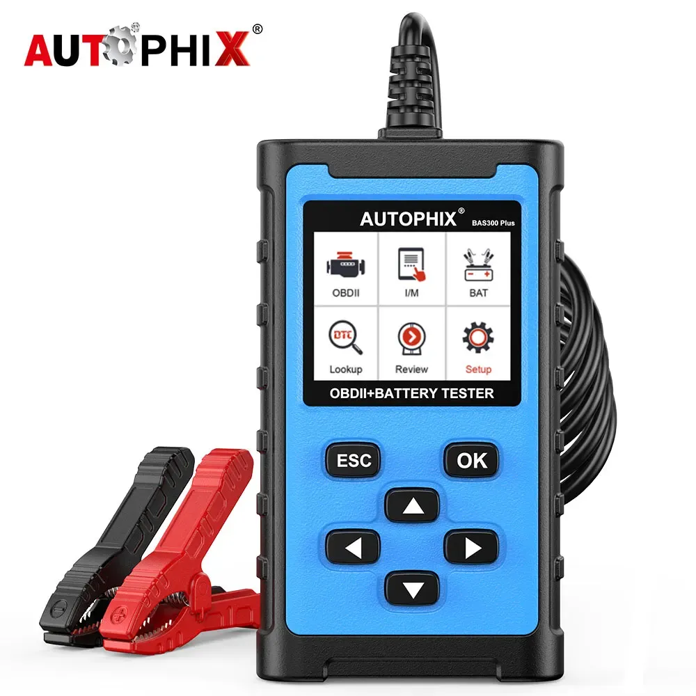 Autophix BAS300 Plus 6/12/24V Battery Tester OBD2 Engine Check 2-in-1 Automotive Scanner Code Reader OBD 2 Car Diagnostic Tools - Image 5
