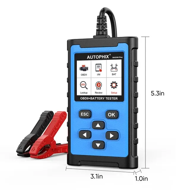 Autophix BAS300 Plus 6/12/24V Battery Tester OBD2 Engine Check 2-in-1 Automotive Scanner Code Reader OBD 2 Car Diagnostic Tools - Image 2