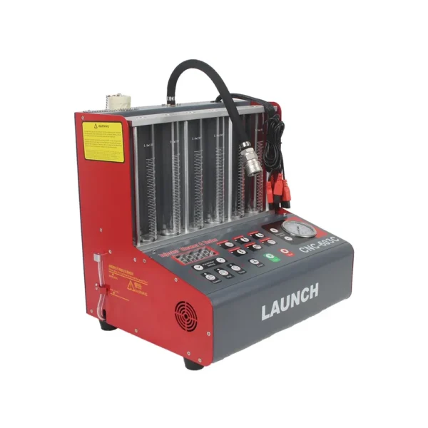 Launch CNC-603C CNC603C Ultrasonic Fuel Injector Tester & Cleaner 6 Cylinders English Panel For Gasonline Car - Image 4