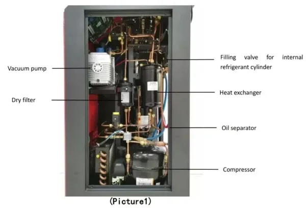 Launch VALUE-300 PLUS R134a Refrigerant Recycling Machine Air Conditioner Service Station - Image 5