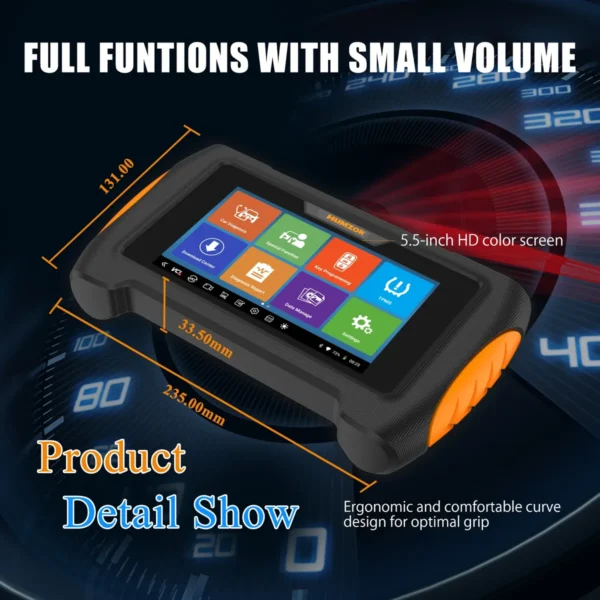 Humzor NP716 Automotive Scanner Full System Diagnostic Tool DPF TPMS Injector Oil Reset Auto OBD2 Scanner+Lifetime Free Update - Image 6