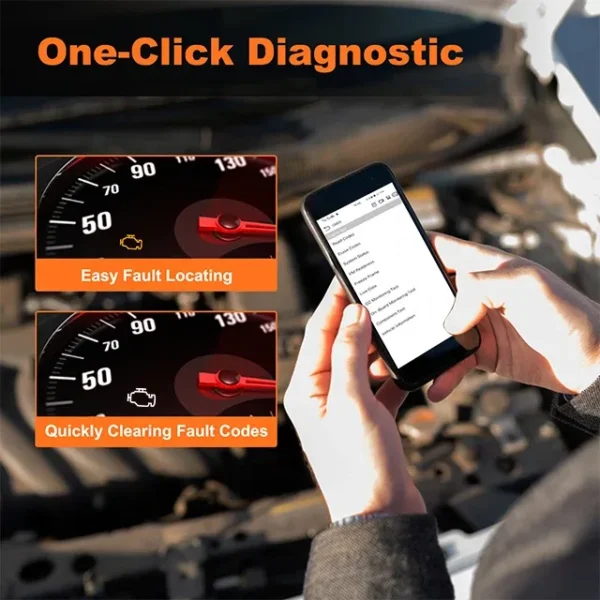 Humzor NL500 Car OBD2 Diagnostic Scanner Tool App Immo Resetting Odometer Repair Manager Key Programming Update of Humzor NL400 - Image 5