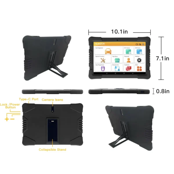 Humzor NexzDAS 10.1 inch Android Tablet 4GB RAM 64GB ROM Double SIM Card for Call with GPS Wifi Bluetooth - Image 2