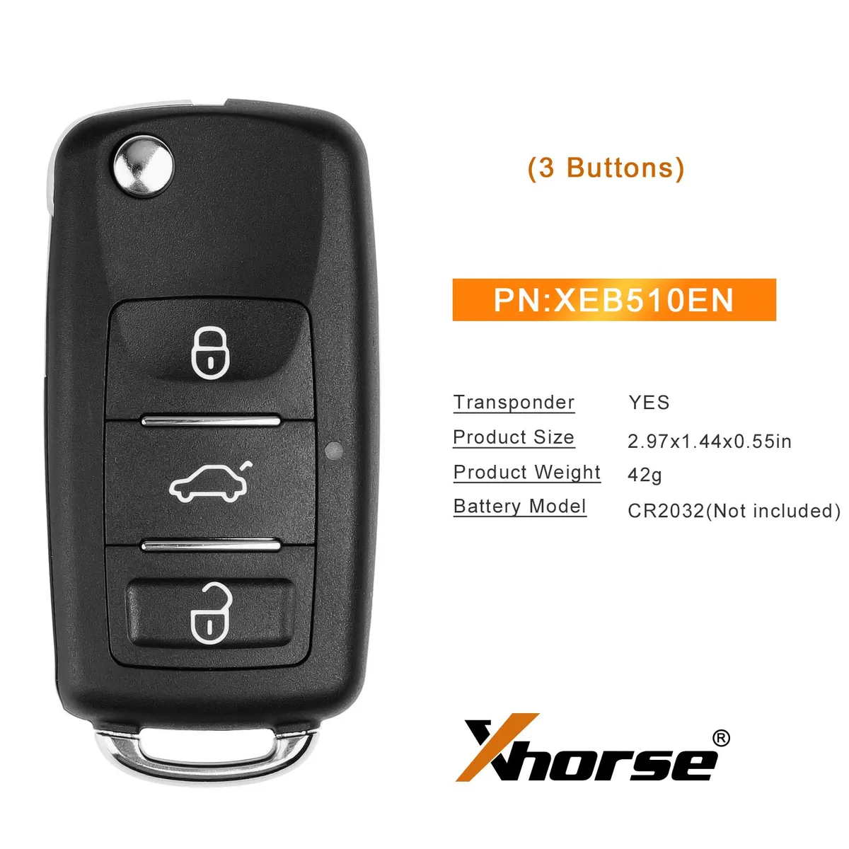 Xhorse XEB510EN Volkswagen B5 Type Super Remote with XT27B Super Chip - Image 5