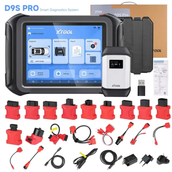 2024 XTOOL D9S PRO WIFI Connection Auto Diagnostic Scanner Support ECU Coding Topology Mapping Key Programming 42 Service Functions CAN FD DoIP - Image 5