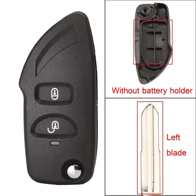 Upgrade Key Shell For Hyundai Elantra Santa Fe Eagle Terracan Trajet For Kia Carens 2Buttons Remote Car Key Cover Case - Image 6