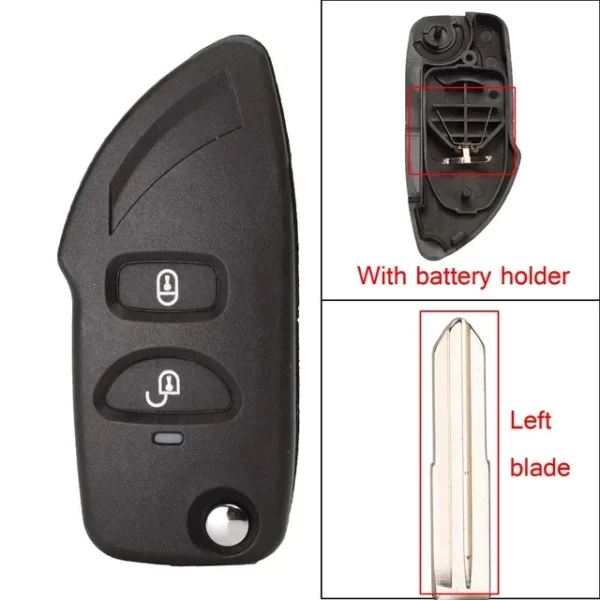 Upgrade Key Shell For Hyundai Elantra Santa Fe Eagle Terracan Trajet For Kia Carens 2Buttons Remote Car Key Cover Case - Image 8