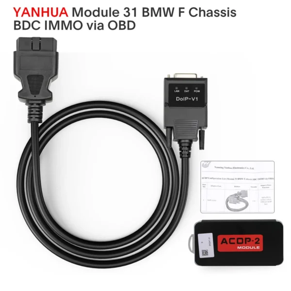 2023 Yanhua ACDP ACDP-2 Module31 for BMW F chasis BDC Key Programming and Mileage Reset Via OBD with License A501