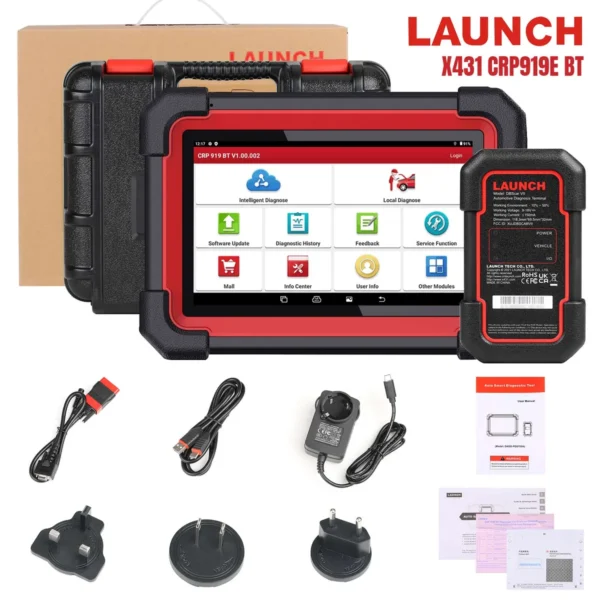 2024 LAUNCH X431 CRP919E BT Car Diagnostic Tool with DBScar VII VCI Auto OBD OBD2 Scanner Supports Active Test ECU Coding CANFD DOIP 31+ Reset Services - Image 5