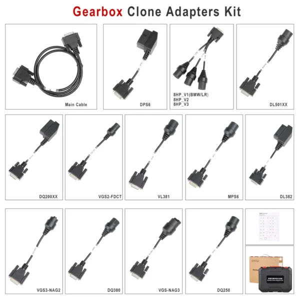 2023 Launch X431 ECU Programmer Gearbox Connectors Package for Launch ECU Programmer and X-Prog3 - Image 2