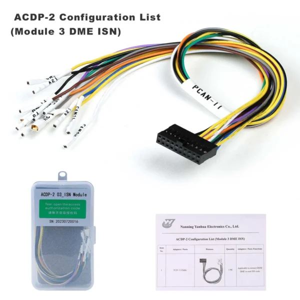Yanhua Mini ACDP-2 BMW IMMO Package with Module1/2/3 for BMW CAS1-CAS4+/FEM/BMW DME ISN Read & Write Added B48/N20/N55/B38 Bench Board - Image 7