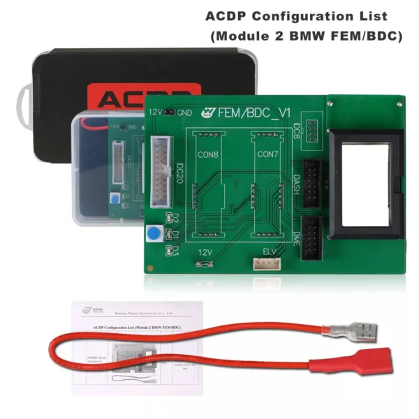 Yanhua Mini ACDP-2 BMW IMMO Package with Module1/2/3 for BMW CAS1-CAS4+/FEM/BMW DME ISN Read & Write Added B48/N20/N55/B38 Bench Board - Image 9