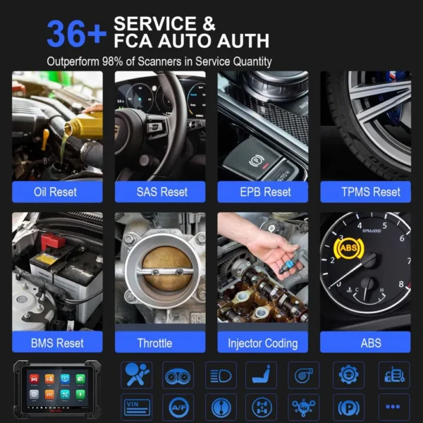 2023 Autel MaxiCOM MK908 II All System Diagnostic Tool Support ECU and Key Coding - Image 6