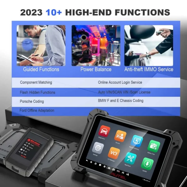 2023 Autel MaxiCOM MK908 II All System Diagnostic Tool Support ECU and Key Coding - Image 8