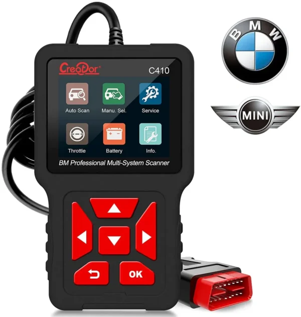 Creator C410 Scan Tool Professional OBD2 Scanner Code Reader for BMW ,Mini Cooper Replacement of C110 C310