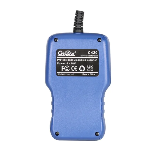 Creator C420 BMW & OBDII Code Reader 4G Memory Support Multi-languages Update Version of Creator C110 V6.0 BMW Code Reader - Image 2
