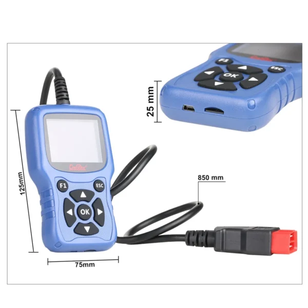 Creator C420 BMW & OBDII Code Reader 4G Memory Support Multi-languages Update Version of Creator C110 V6.0 BMW Code Reader - Image 3