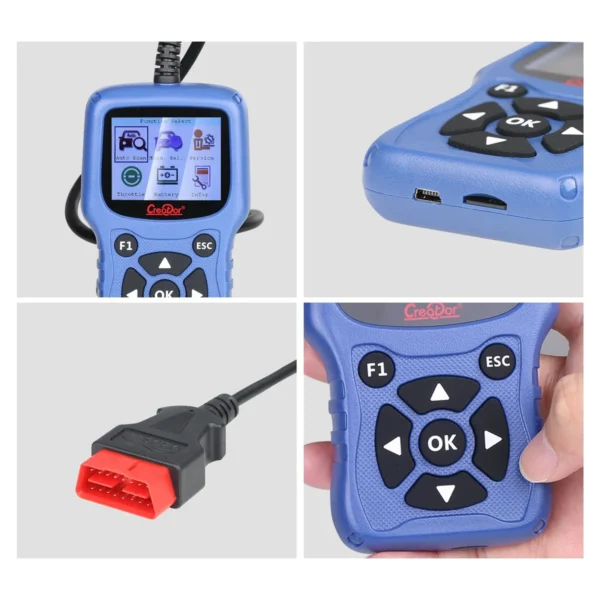 Creator C420 BMW & OBDII Code Reader 4G Memory Support Multi-languages Update Version of Creator C110 V6.0 BMW Code Reader - Image 4