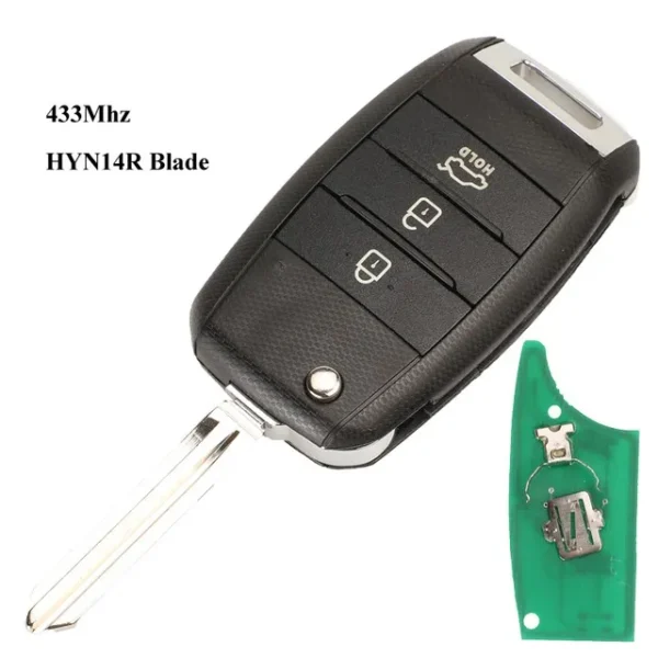 3 Button Remote Flip Car Key 433MHZ ID46 ID70 Chip For Kia K5 Sorento Sportage 2013 2014 2015 Keyless Fob - Image 6