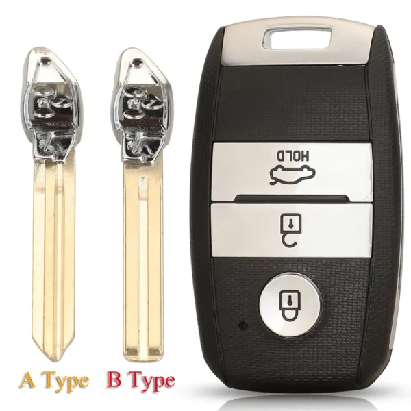 3 Buttons Smart Remote Car Key Shell Cover For Kia K3 K5 Picanto Optima Sorento Sportage With Blade Replacement