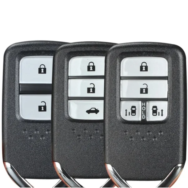 Remote Smart Key Shell For Honda Greiz Fit City Jazz XRV Venzel HRV CRV Civic Accord Odyssey Uncut Blade Fob Car Accessories - Image 2