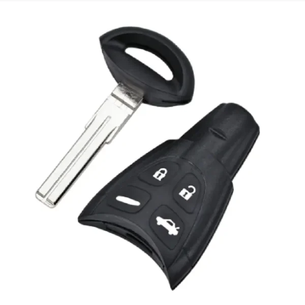 4 Button Smart Remote Key 433 MHz for SAAB 93 9-3 2003 2004 2005 2006 2007 2008 2009 2010 2011 ID46 PCF7946 Chip - Image 2