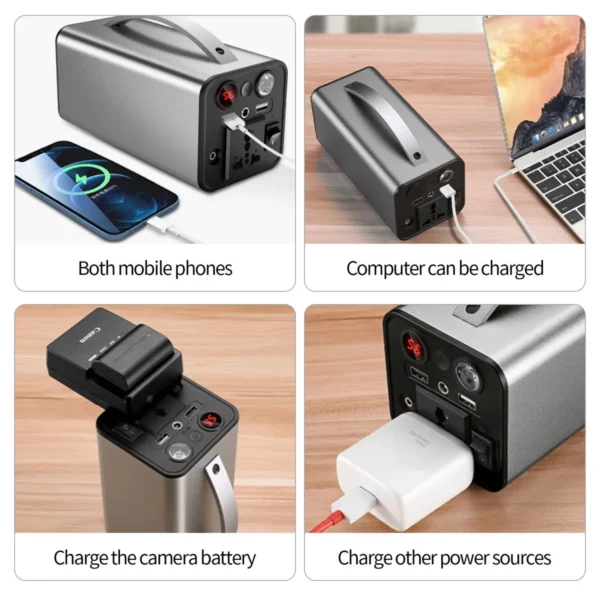 180W AC 110V 3-1 Car Jump Starter+Car Inverter+Outdoor Power Car Ignition Inverter Outdoor Power Supply - Image 11
